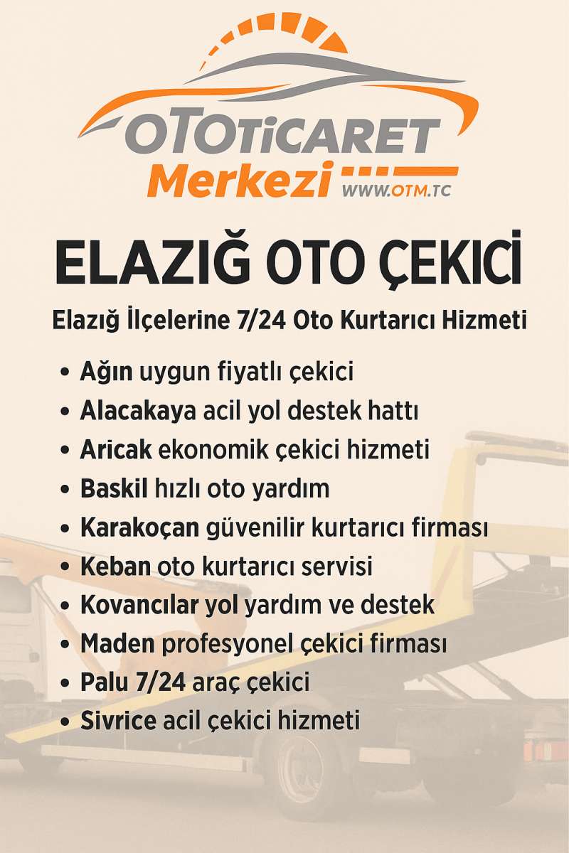 Elazığ Oto Çekici